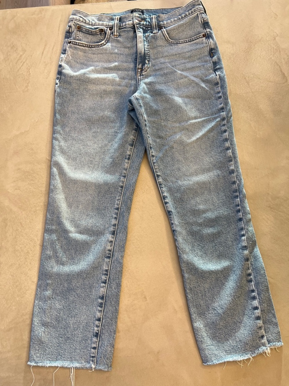 J.Crew Factory Essential straight jean in all day stretch in Marin Wash, Size 28 - Picture 2 of 11